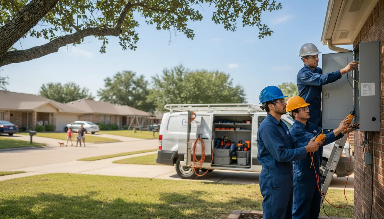 Certified electrician providing emergency electrical services in Danville, KS